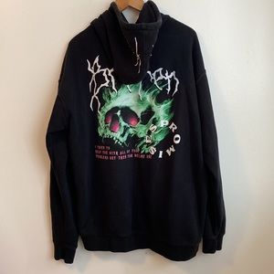 “Problems” hoodie - XL - broken promises - EUC- tried to help u w / ur problems